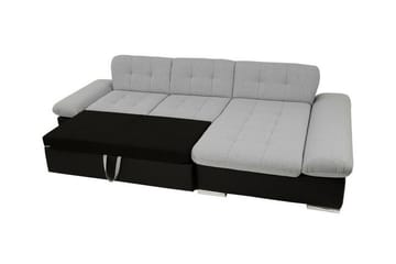 3-seters Hjørnesovesofa Lomux - Mørk Beige/Mocca - Møbler - Sofaer - Sovesofaer - Langsgående sovesofa