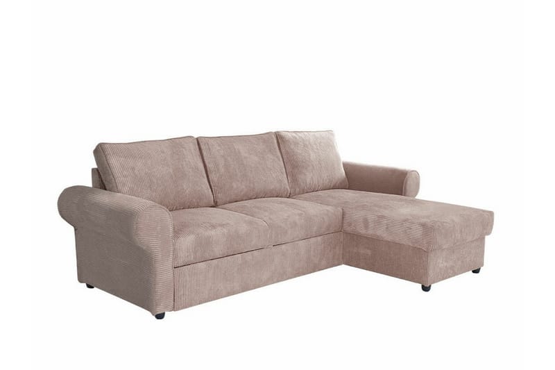 3-seters Hjørnesovesofa Midfeld - Beige - Hjørnesovesofa