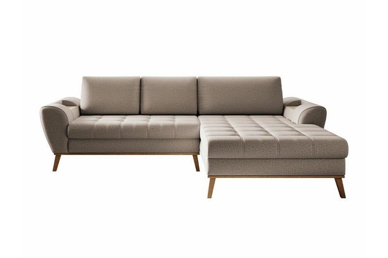 3-seters Hjørnesovesofa Rathkeale - Beige - Hjørnesovesofa