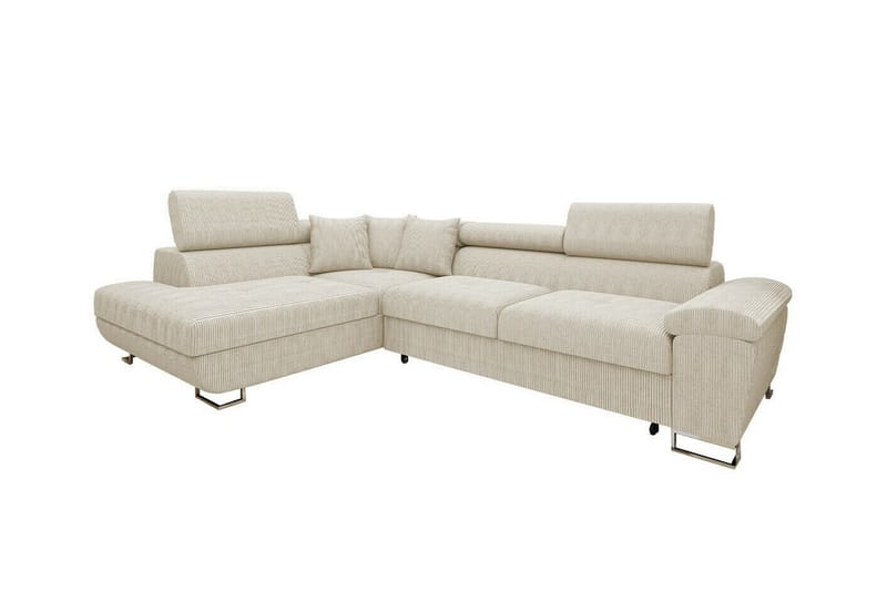 3-seters Hjørnesovesofa Reginia - Beige - Hjørnesovesofa