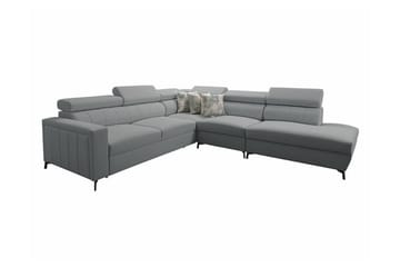 4-seters Hjørnesovesofa Galbally - Lysegrå - Møbler - Sofaer - Sovesofaer - Langsgående sovesofa