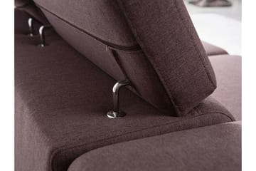 4-seters Hjørnesovesofa Graystone - Brun - Møbler - Sofaer - Sovesofaer - Langsgående sovesofa