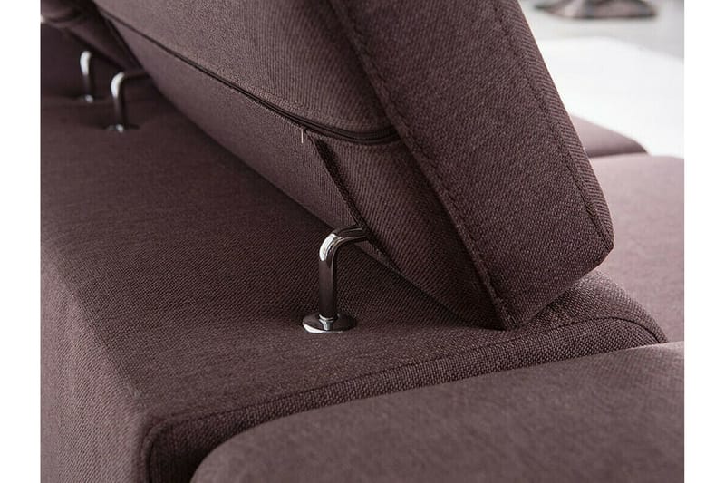 4-seters Hjørnesovesofa Graystone - Brun - Møbler - Sofaer - Sovesofaer - Langsgående sovesofa