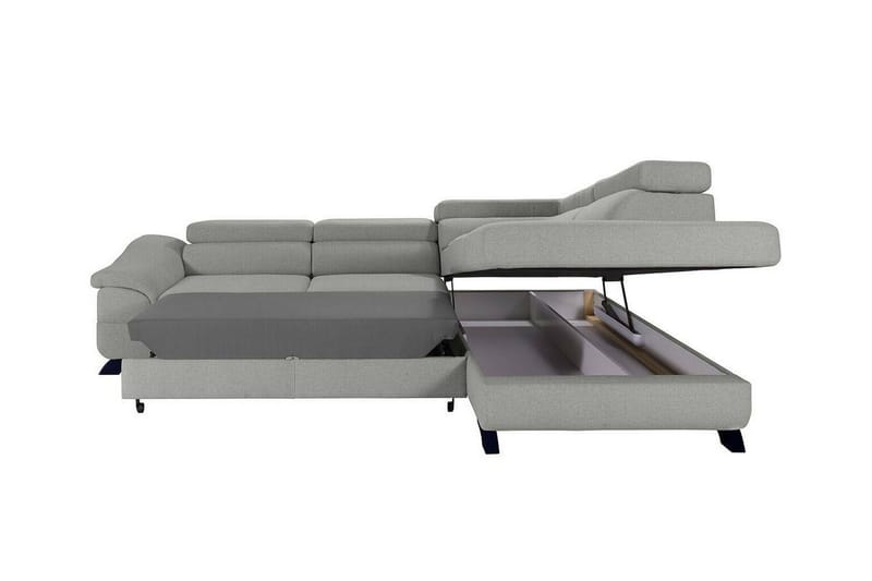 4-seters Hjørnesovesofa Graystone - Brun - Møbler - Sofaer - Sovesofaer - Langsgående sovesofa