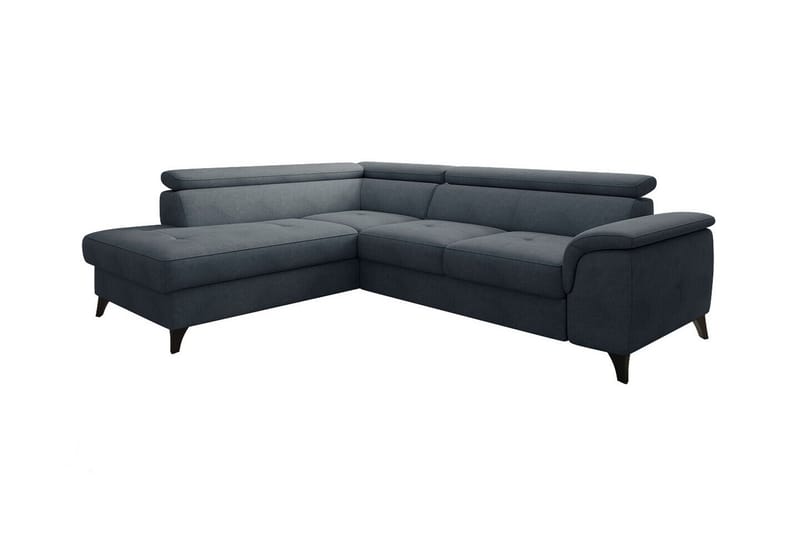 4-seters Hjørnesovesofa Graystone - Mørkegrå - Møbler - Sofaer - Sovesofaer - Langsgående sovesofa