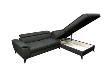 4-seters Hjørnesovesofa Graystone - Mørkegrå - Møbler - Sofaer - Sovesofaer - Langsgående sovesofa