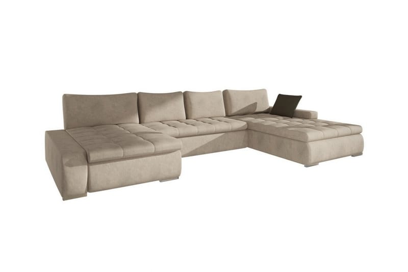 4-seters Hjørnesovesofa Kintore - Beige - Hjørnesovesofa