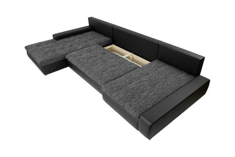 4-seters Hjørnesovesofa Kintore - Beige - Møbler - Sofaer - Sovesofaer - Hjørnesovesofa