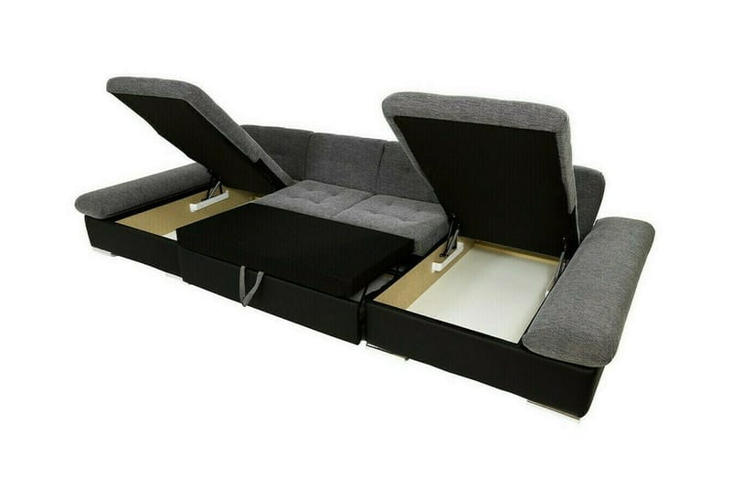 4-seters Hjørnesovesofa Kintore - Beige - Møbler - Sofaer - Sovesofaer - U sovesofa