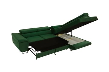 4-seters Hjørnesovesofa Kintore - Beige/Rosa - Møbler - Sofaer - Sovesofaer - Langsgående sovesofa