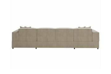 4-seters Hjørnesovesofa Knocklong - Beige - Møbler - Sofaer - Sovesofaer - Hjørnesovesofa
