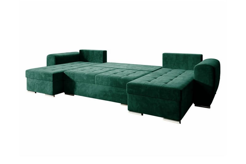 4-seters Hjørnesovesofa Listowel - Beige - Møbler - Sofaer - Sovesofaer - Sovesofa divan