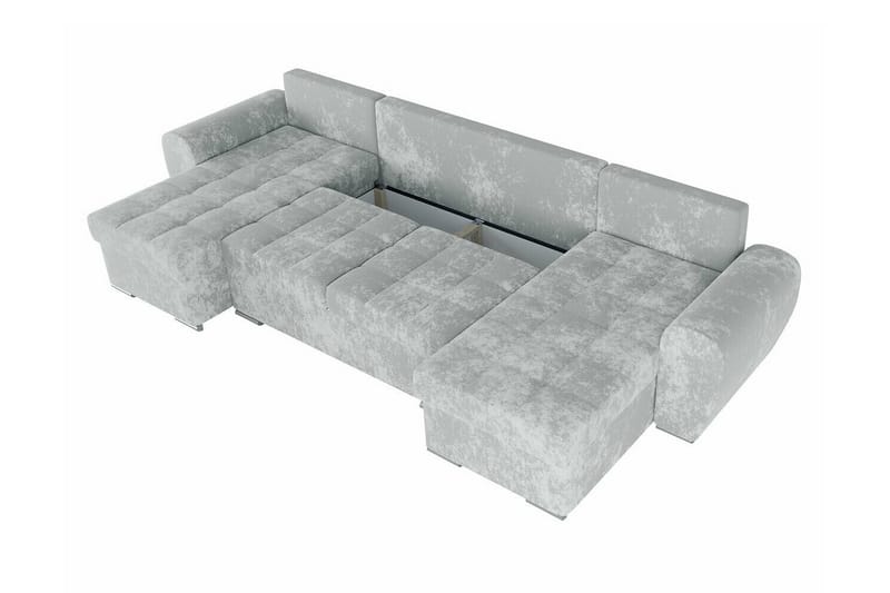 4-seters Hjørnesovesofa Listowel - Beige - Møbler - Sofaer - Sovesofaer - Sovesofa divan