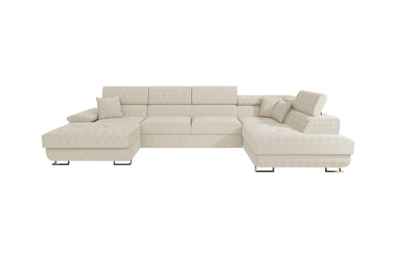 4-seters Hjørnesovesofa Reginia - Beige - Hjørnesovesofa