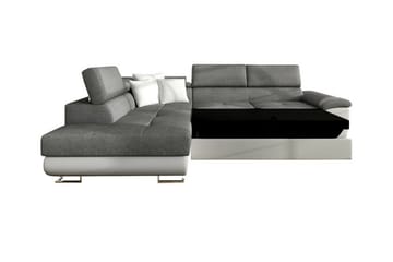 4-seters Hjørnesovesofa Reginia - Lysegrønn - Møbler - Sofaer - Sovesofaer - Langsgående sovesofa