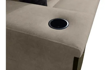 4-seters Sovesofa Høyre - Blå - Møbler - Sofaer - Sovesofaer - Hjørnesovesofa