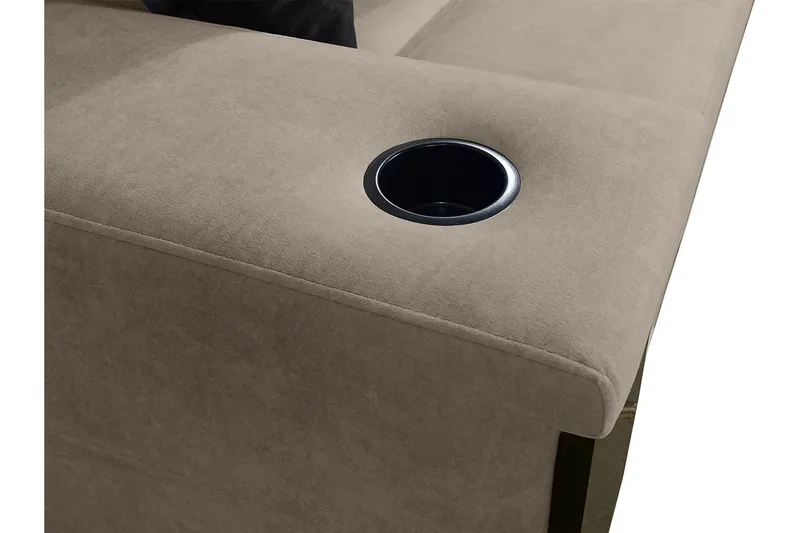 4-seters Sovesofa Venstre - Grønn - Møbler - Sofaer - Sovesofaer - Hjørnesovesofa