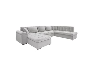 5-seters Hjørnesofa Sakri - Lysegrå - Møbler - Sofaer - Sovesofaer - Hjørnesovesofa
