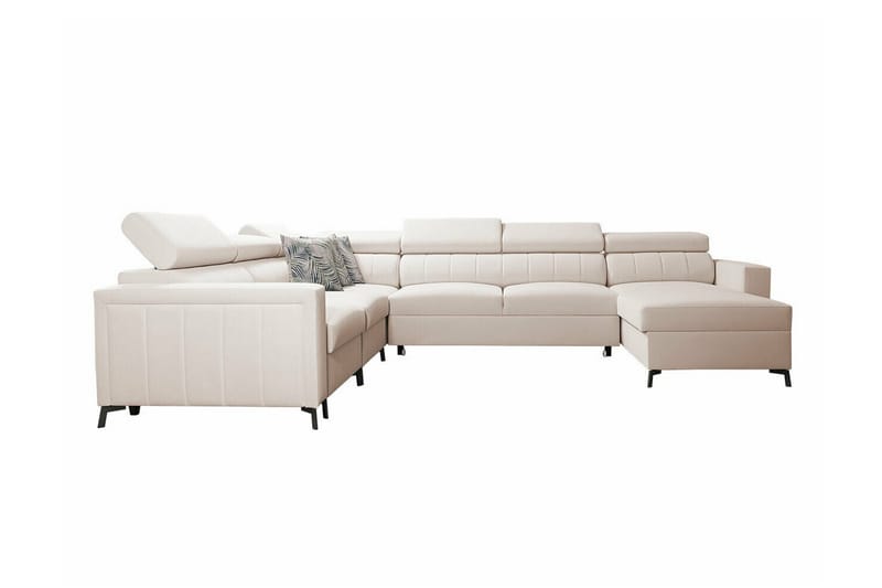 5-seters Hjørnesovesofa Galbally - Beige - Hjørnesovesofa