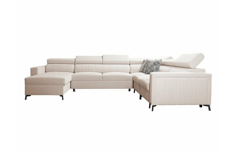 5-seters Hjørnesovesofa Galbally - Beige - Hjørnesovesofa