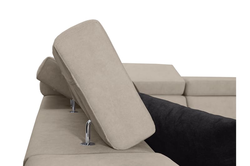 5-seters Sovesofa Høyre - Beige - Hjørnesovesofa