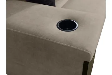 5-seters Sovesofa Høyre - Beige - Møbler - Sofaer - Sovesofaer - Hjørnesovesofa