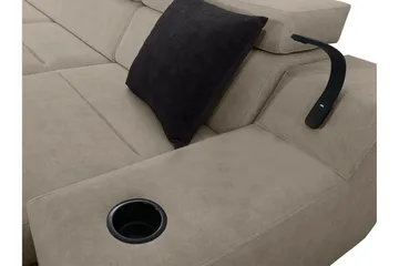 5-seters Sovesofa Høyre - Blå - Møbler - Sofaer - Sovesofaer - Hjørnesovesofa