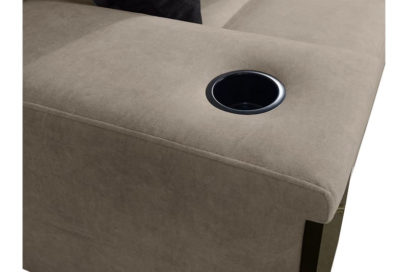 5-seters Sovesofa Høyre - Rosa - Møbler - Sofaer - Sovesofaer - Hjørnesovesofa