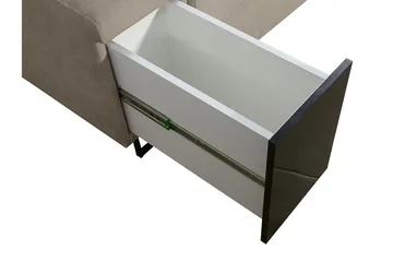 5-seters Sovesofa Venstre - Blå - Møbler - Sofaer - Sovesofaer - Hjørnesovesofa