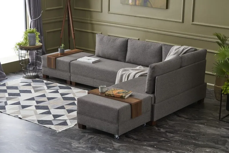 Algerie Hjørnesovesofa Høyre - Møbler - Sofaer - Sovesofaer - Hjørnesovesofa