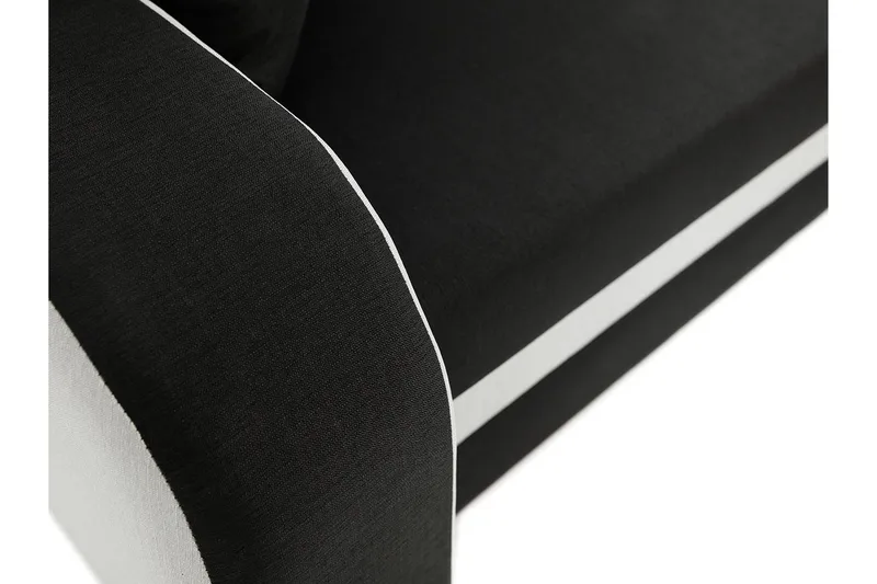 Alvared 3-seters Hjørnesovesofa Universal - Svart/Grå - Møbler - Sofaer - Sovesofaer - Sovesofa divan