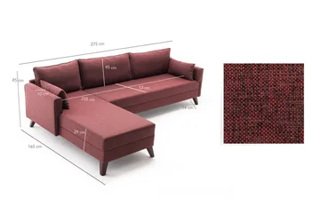 Antigua Divansofa Venstre - Møbler - Sofaer - Sovesofaer - Hjørnesovesofa