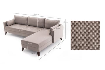 Antigua Sovesofa Høyre - Møbler - Sofaer - Sovesofaer - Hjørnesovesofa