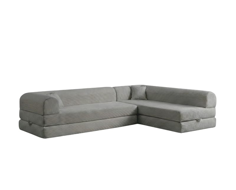 Hjørnesovesofa Atelier Del Sofa Legom Eco (280 x 90 x 25 cm) Lysegrå