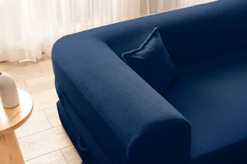 Hjørnesovesofa Atelier Del Sofa Legom Eco (280 x 90 x 25 cm) Marineblå - Møbler - Sofaer - Sovesofaer - Langsgående sovesofa