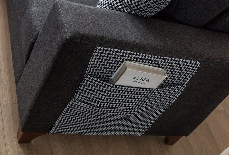 Hjørnesovesofa Atelier Del Sofa Loft Venstre (230 x 90 x 150 cm) Antrasitt - Antrasitt - Møbler - Sofaer - Sovesofaer - Hjørnesovesofa