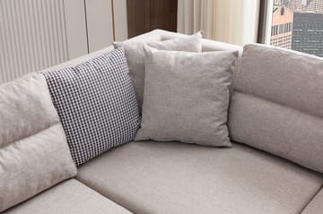 Hjørnesovesofa Atelier Del Sofa T-Loft Høyre (230 x 90 x 150 cm) Krem - Krem - Møbler - Sofaer - Sovesofaer - Hjørnesovesofa
