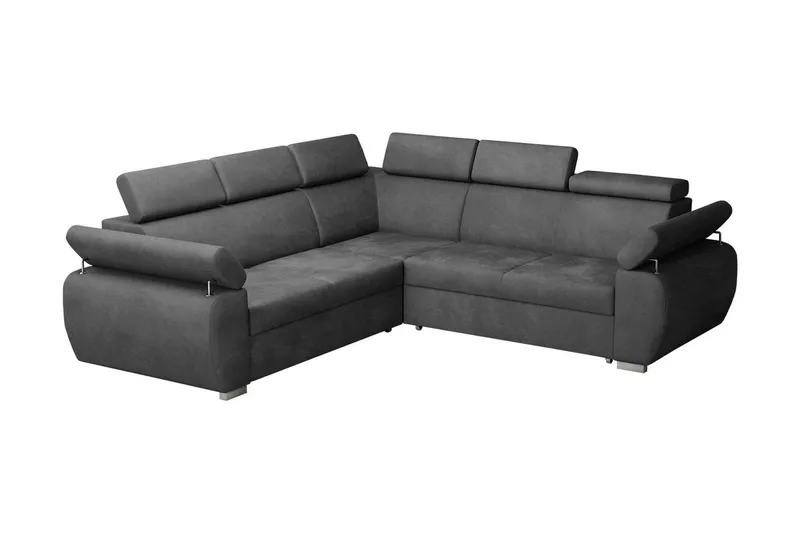 Boston Hjørnesofa - Svart - Møbler - Sofaer - Sovesofaer - Hjørnesovesofa