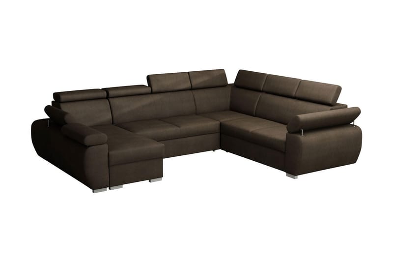 Boston Hjørnesofa Venstre - Brun - Møbler - Sofaer - Sovesofaer - Hjørnesovesofa