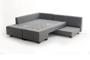 Brunei Hjørnesofa Venstre - Møbler - Sofaer - Sovesofaer - Hjørnesovesofa