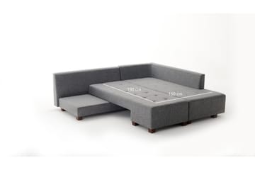 Brunei Sovesofa Høyre - Møbler - Sofaer - Sovesofaer - Hjørnesovesofa