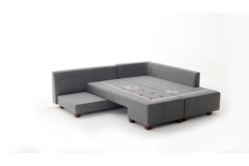 Brunei Sovesofa Høyre - Møbler - Sofaer - Sovesofaer - Hjørnesovesofa