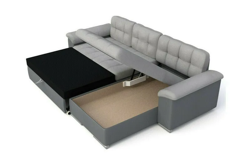 Camior 3-sits Hörnbäddsoffa Dark blue - Møbler - Sofaer - Sovesofaer - Sovesofa divan