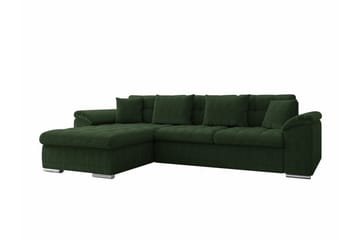 Camior 3-sits Hörnbäddsoffa Dark green - Møbler - Sofaer - Sovesofaer - Hjørnesovesofa