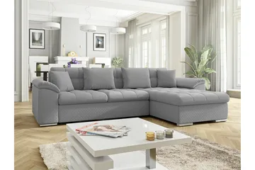 Camior 3-sits Hörnbäddsoffa Grey - Møbler - Sofaer - Sovesofaer - Hjørnesovesofa
