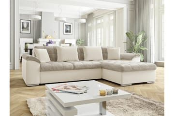 Camior 3-sits Hörnbäddsoffa Grey - Møbler - Sofaer - Sovesofaer - Hjørnesovesofa
