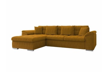 Camior 3-sits Hörnbäddsoffa NO_BRAND Dark yellow - Møbler - Sofaer - Sovesofaer - Hjørnesovesofa