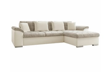 Camior 3-sits Hörnbäddsoffa NO_BRAND Grey - Møbler - Sofaer - Sovesofaer - Hjørnesovesofa