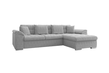 Camior 3-sits Hörnbäddsoffa NO_BRAND Ljusgrå - Møbler - Sofaer - Sovesofaer - Hjørnesovesofa