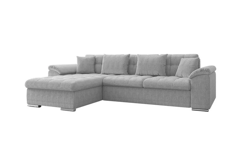 Camior 3-sits Hörnbäddsoffa NO_BRAND Ljusgrå